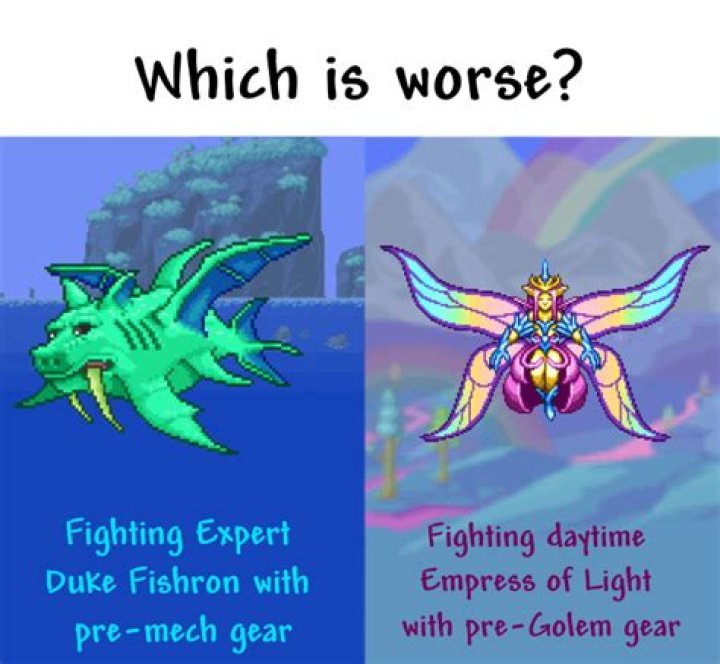 Are Empress wings better than Fishron?