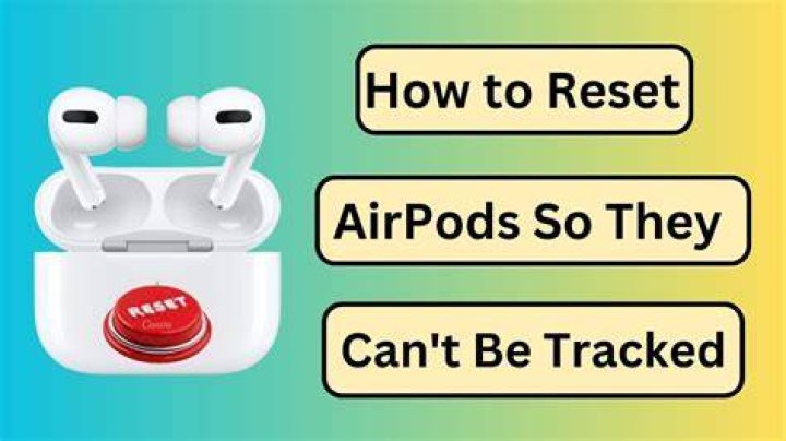 Can AirPods be tracked after reset?
