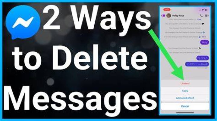 Can I delete a text message I sent someone 2021?