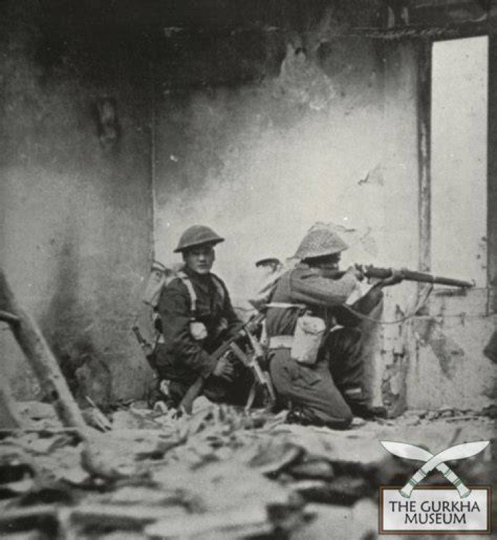 Did the Gurkhas fight the Germans?
