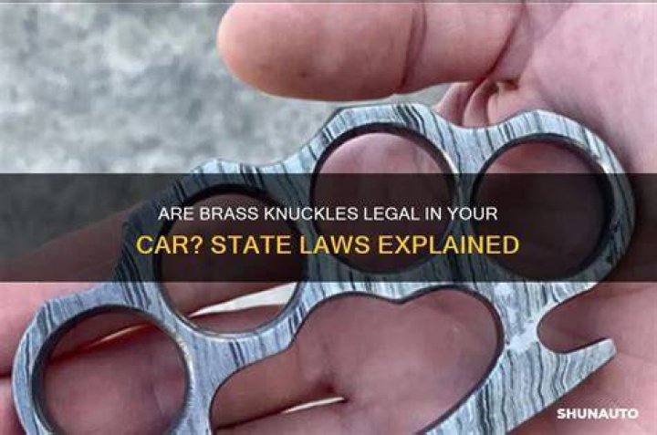 Do you need a permit to carry brass knuckles in Texas?