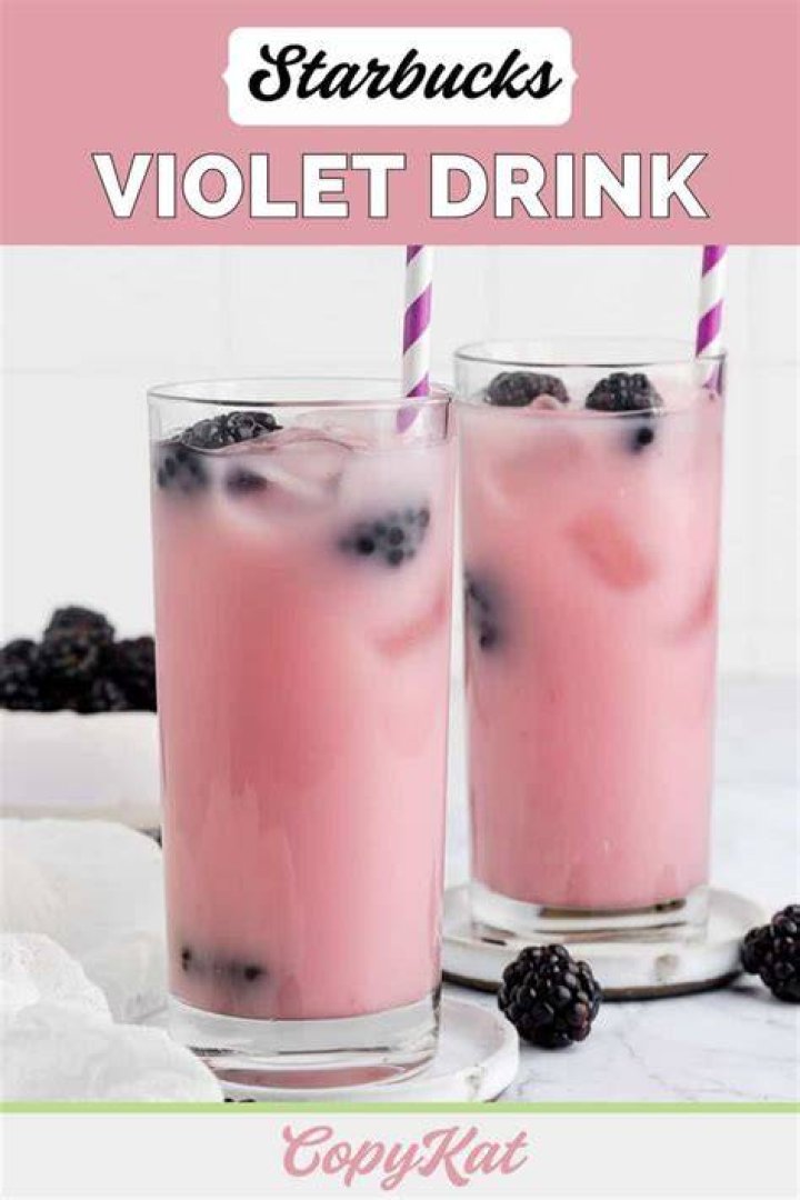 Does Starbucks have a violet drink?