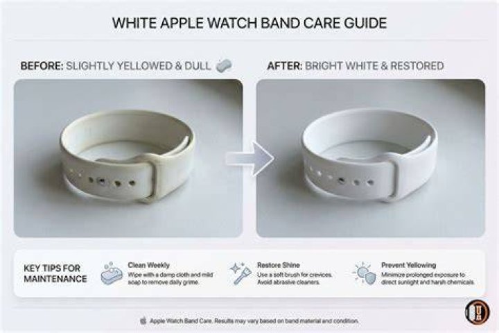 Does the white Apple Watch band stain?