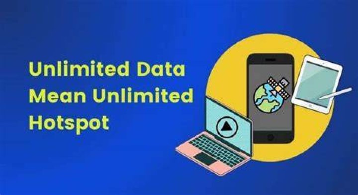 Does unlimited data mean unlimited hotspot?