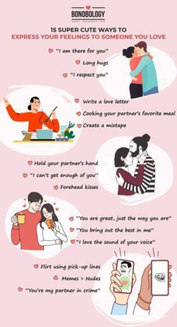 How can I express my feelings of love?