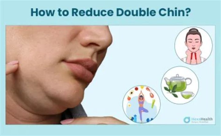 How can I lose my double chin in a day?