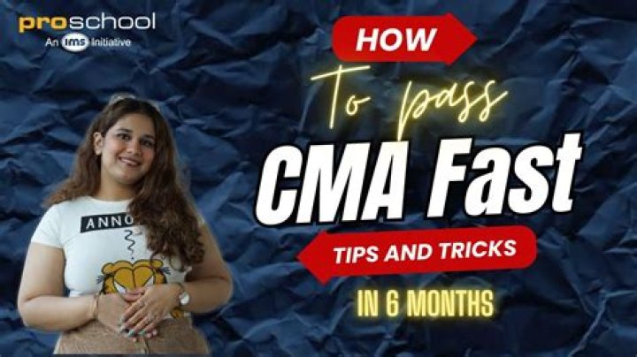 How can I pass my CMA in 3 months?
