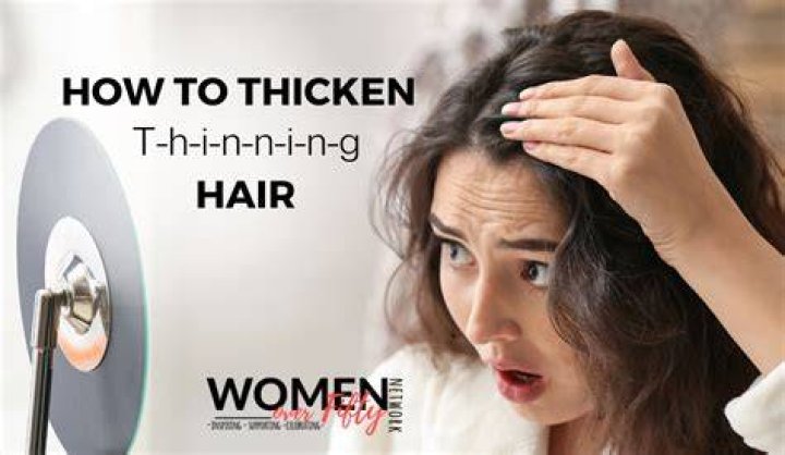 How can I thicken my hair after 50?