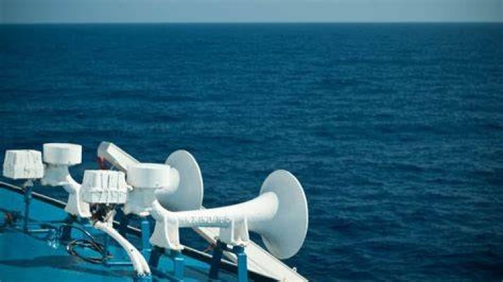 How do cruise ship horns work?