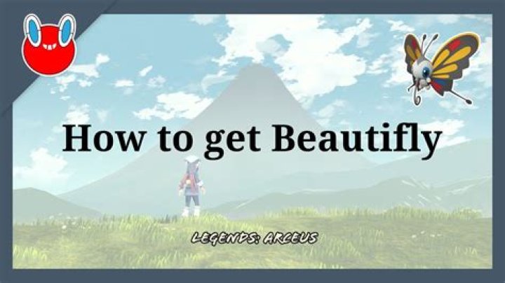 How do I get Beautifly arceus?