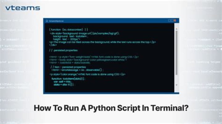 How do I run a Python script in terminal?