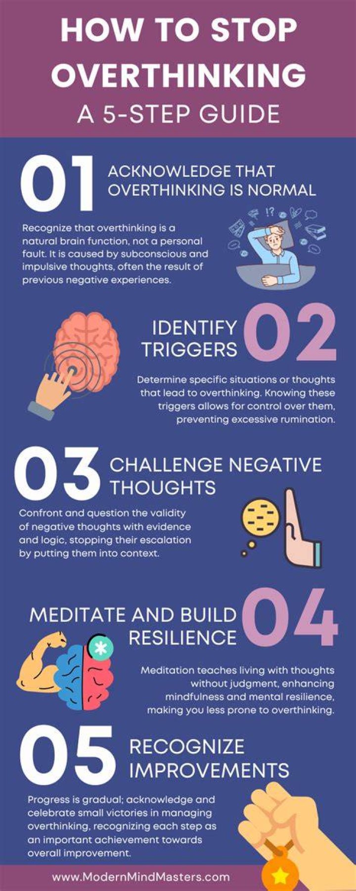 How do I stop overthinking things?