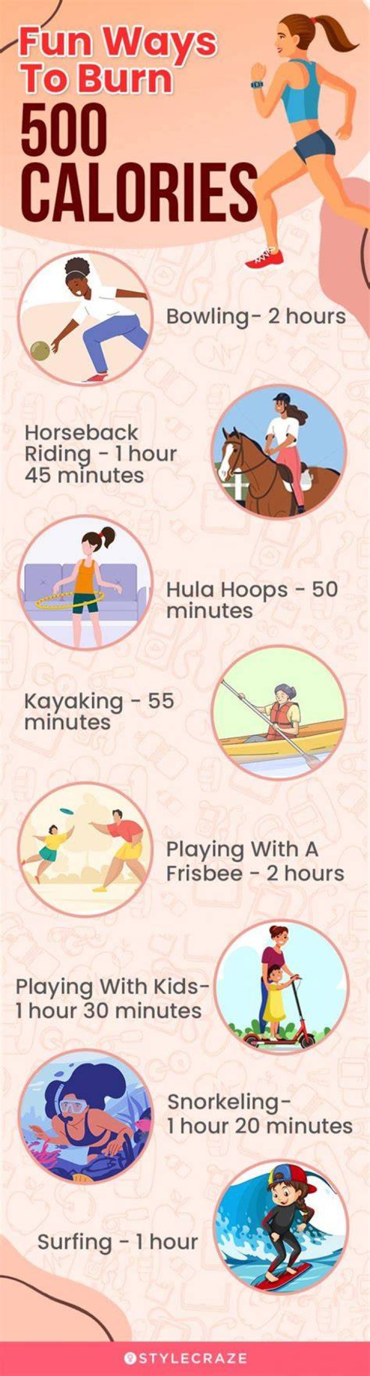 How do you burn 500 calories in the pool?