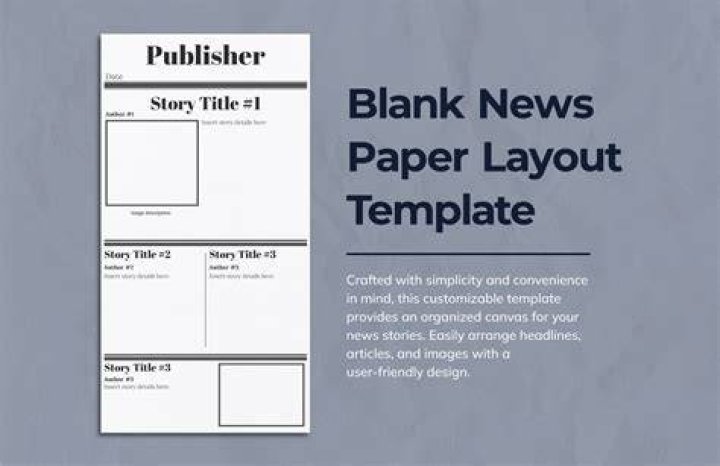 How do you layout a newspaper?