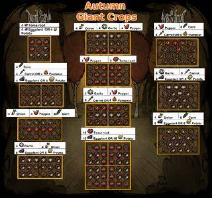 How do you make a giant crop in DST?