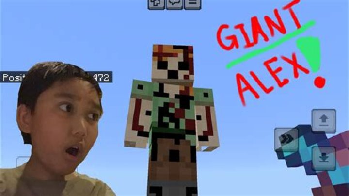 How do you spawn a giant Alex in Minecraft?
