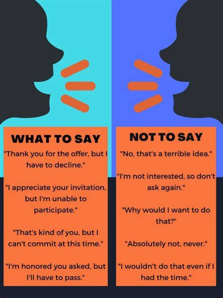 How do you tell someone you don't want to gossip?