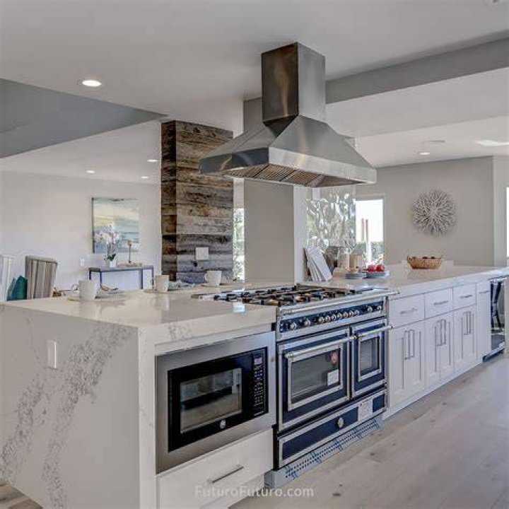 How do you vent a kitchen island stove?