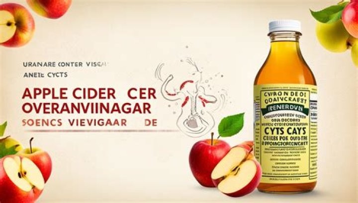 How does apple cider vinegar help ovarian cysts?