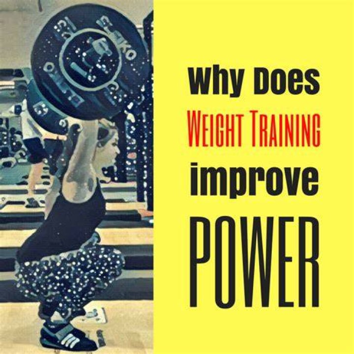 How does weight training improve power?
