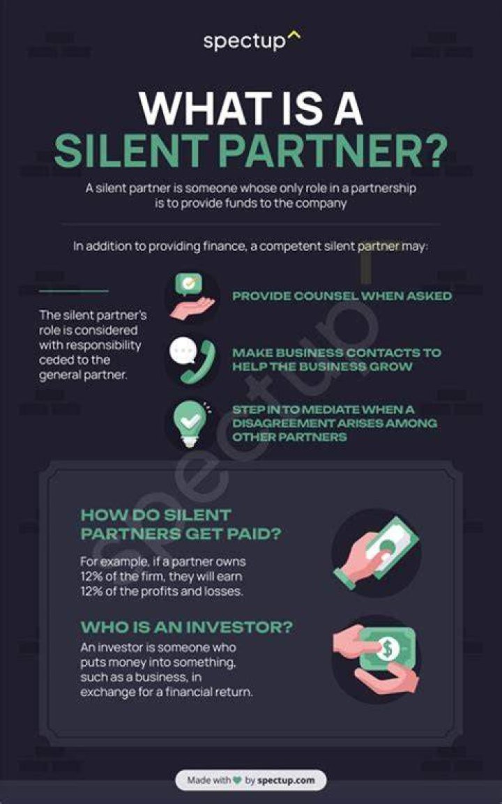 How is a silent partner taxed?