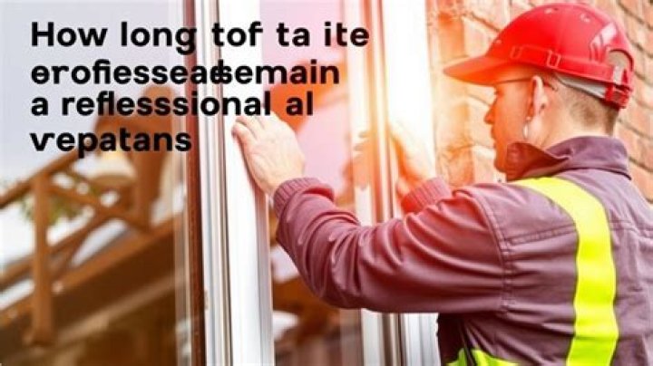How long does it take a professional to replace a window?