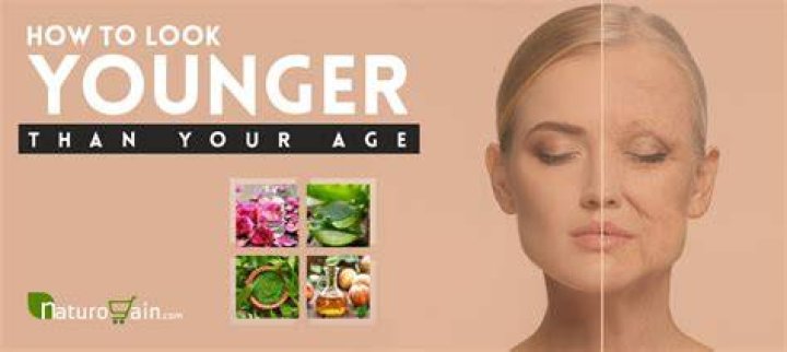 How look younger than your age?