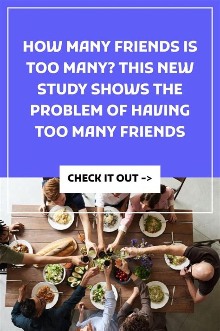 How many friends is too many?