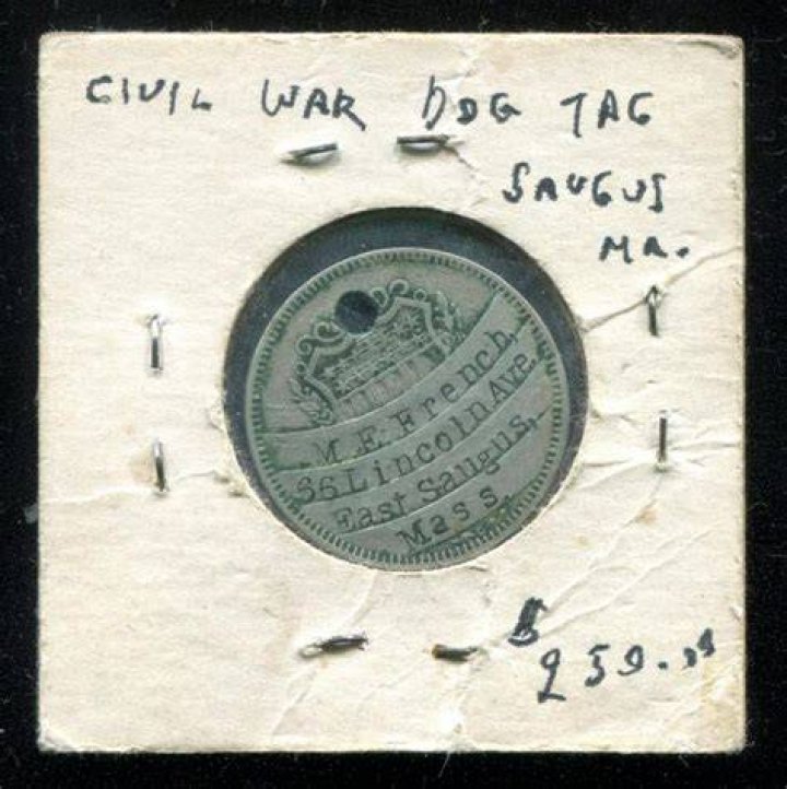 How much is a civil war dog tag worth?