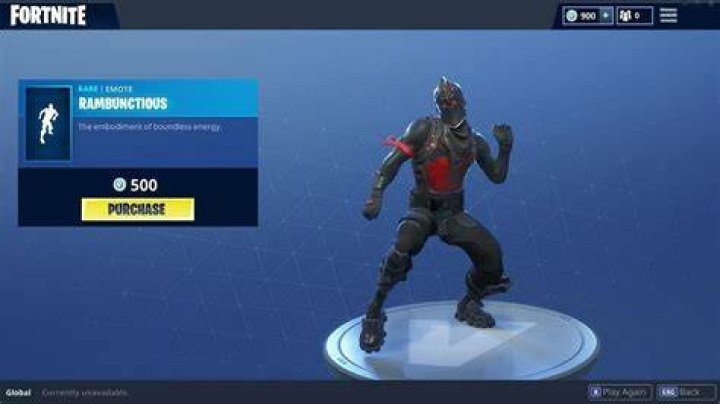 How rare is Fortnite rambunctious?