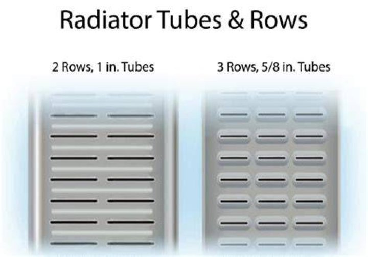 Is a 3 row radiator better than a 2 row?