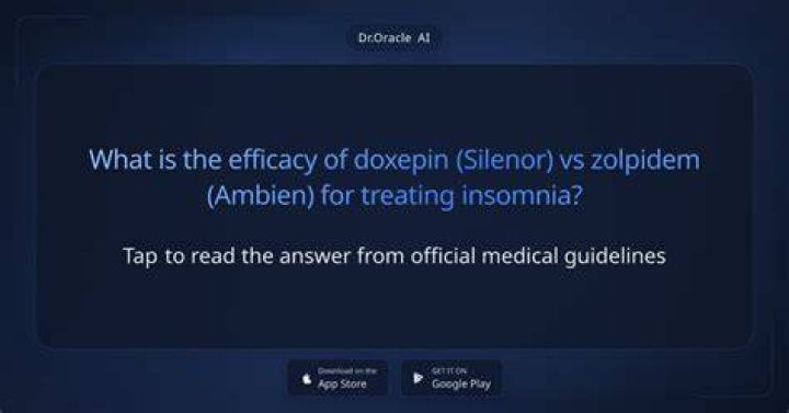 Is doxepin better than Ambien?