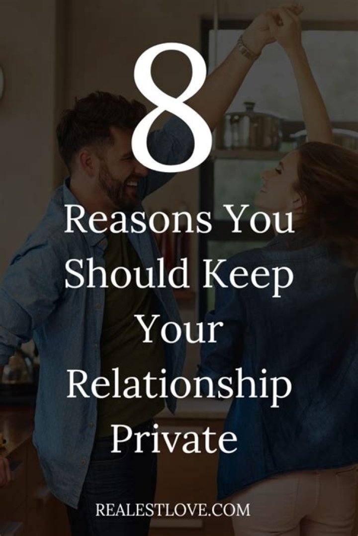 Is it okay to keep your relationship private?
