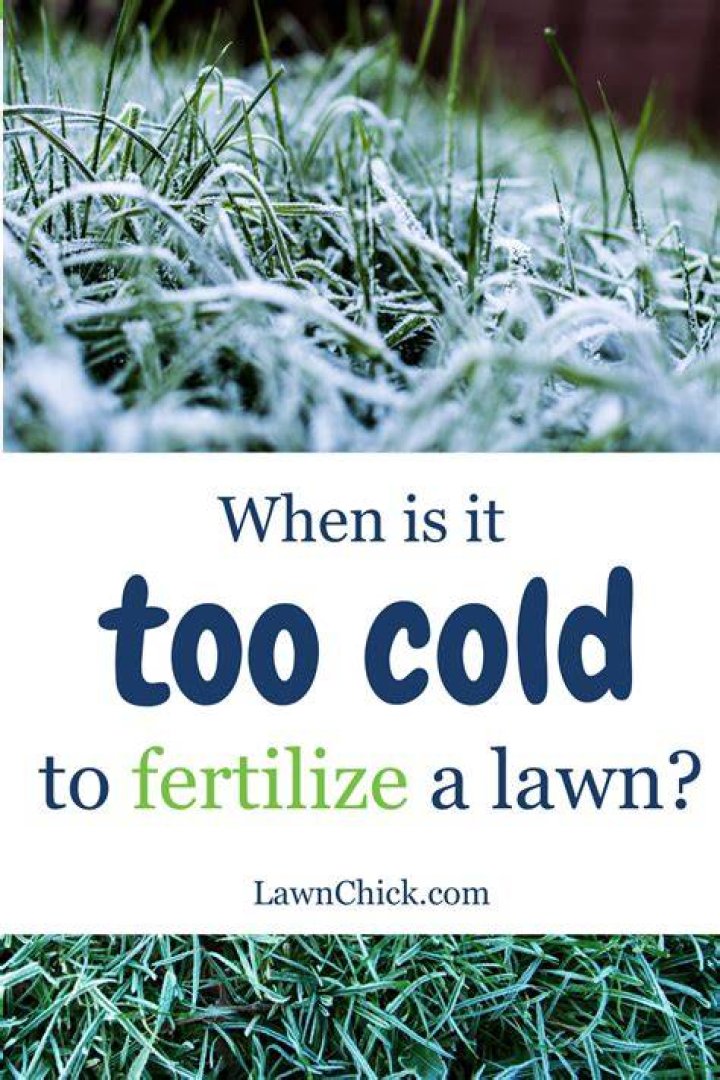Is it too cold to fertilize lawn?