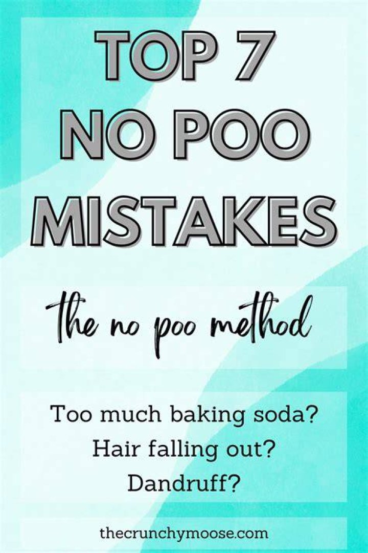 Is no poo a good idea?