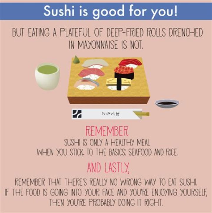 Is sushi good for pooping?