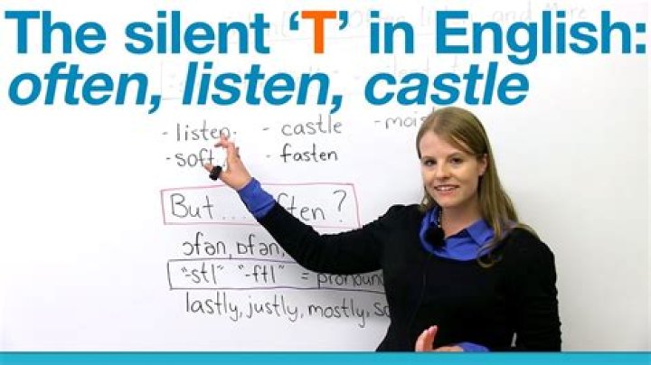 Is the word t silent in often?