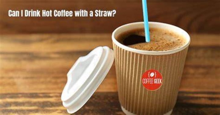 Should I drink coffee with a straw?