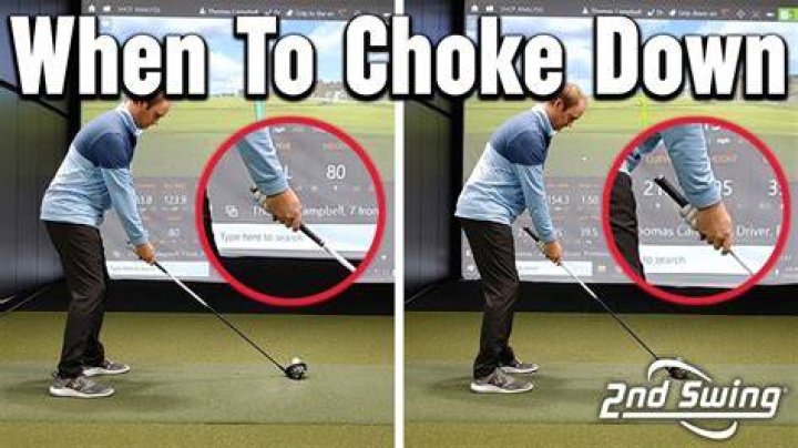 Should you choke down on golf clubs?