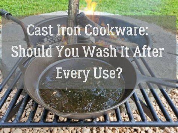 Should you wash cast iron?