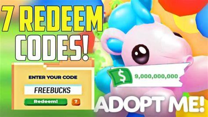 What are some codes for Roblox adopt me?