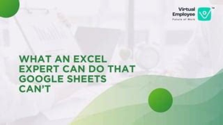 What can Excel do that Google Sheets can t?