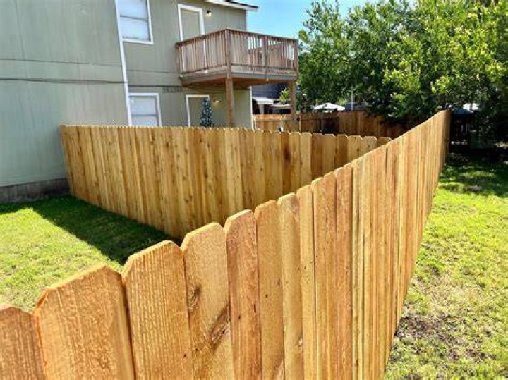 What does a blue fence mean?
