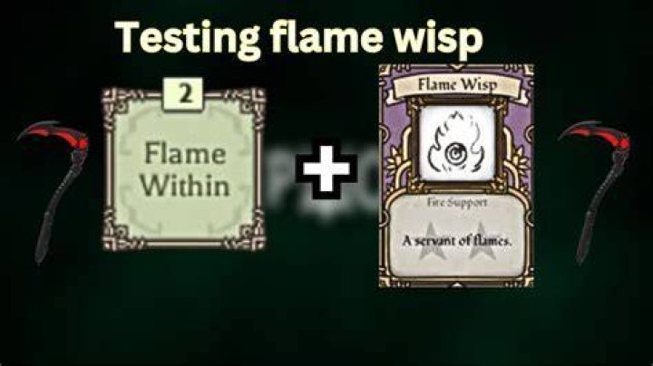 What does flame wisp do?