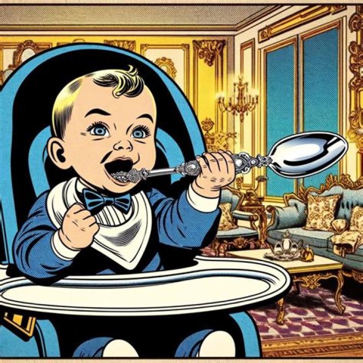 What does it mean to be born with a gold spoon in your mouth?