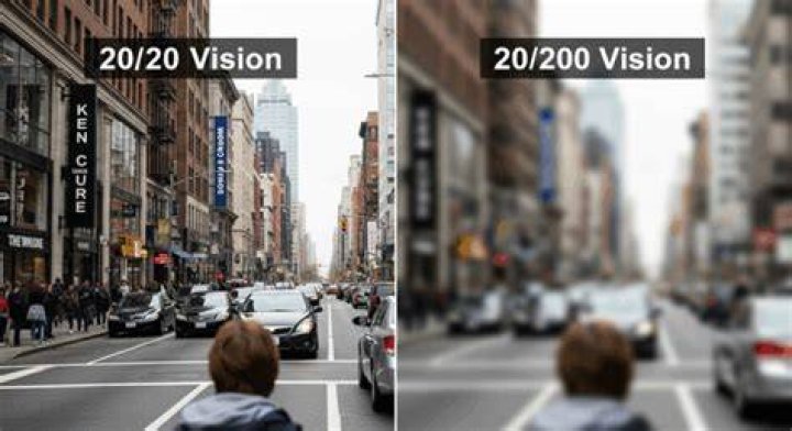 What does it mean to have 20 200 vision?