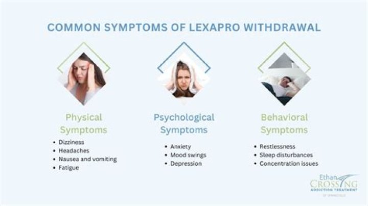 What does Lexapro withdrawal feel like?