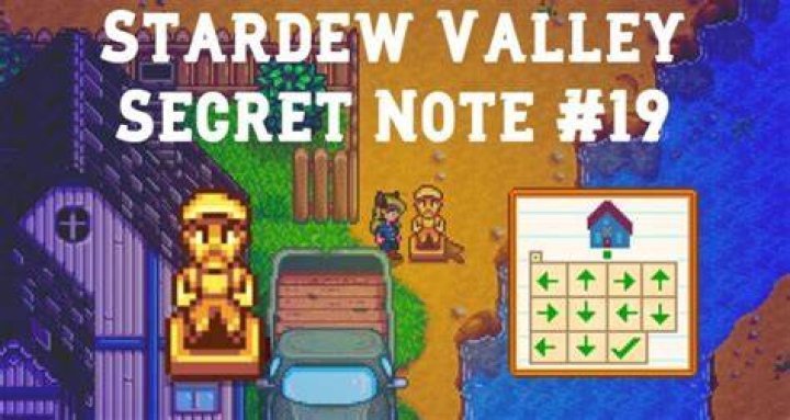 What does secret note 19 mean in Stardew Valley?