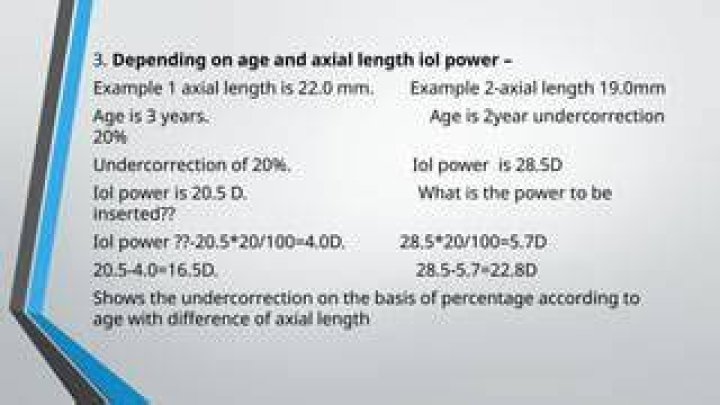 What does Undercorrection mean?
