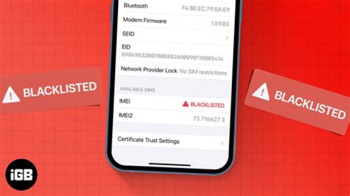 What happens if you buy a blacklisted phone?